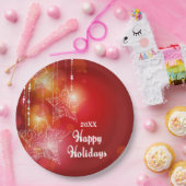 Weihnachtsglühen Pappteller (Party)