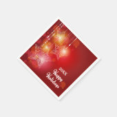 Weihnachtsglühen Serviette (Ecke)