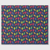 Weihnachtsglühpapier Geschenkpapier (Flach)