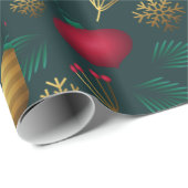 Weihnachtsglühpapier Geschenkpapier (Rolleneckpunkt)