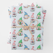 Weihnachtsgnoel Winter Snowflake Wrapping P Geschenkpapier Set (Beispiel)