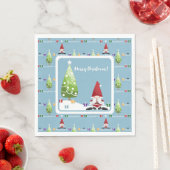 Weihnachtsgnom aus Papierplatte Serviette (Beispiel)