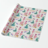 Weihnachtsgnom Hirsch Geschenkpapier (Ungerollt)