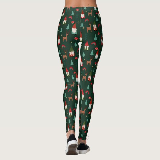 Weihnachtsgnomade Leggings (Rückseite)