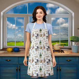 Weihnachtsgnome Bauernhof Zuhause scandi Schürze