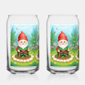Weihnachtsgnome Dosenglas (Vorderseite)