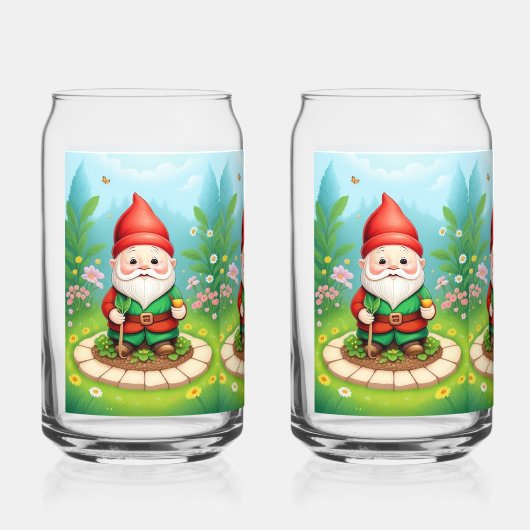 Weihnachtsgnome Dosenglas (Vorderseite)
