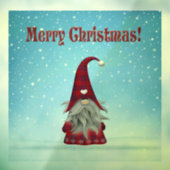 Weihnachtsgnome Fensteraufkleber (Blatt 3)