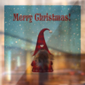 Weihnachtsgnome Fensteraufkleber (Blatt 2)