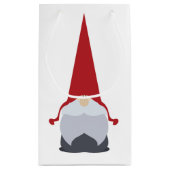 Weihnachtsgnome-Geschenk-Tasche Kleine Geschenktüte (Rückseite)