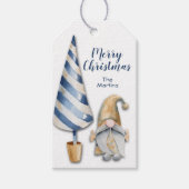 Weihnachtsgnome Geschenkanhänger (Vorderseite)