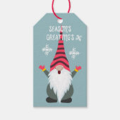 Weihnachtsgnome Geschenkanhänger (Vorderseite)