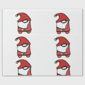 Weihnachtsgnome Geschenkpapier (Flach)