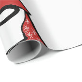 Weihnachtsgnome Geschenkpapier (Rolleneckpunkt)