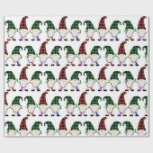 Weihnachtsgnome Geschenkpapier (Flach)