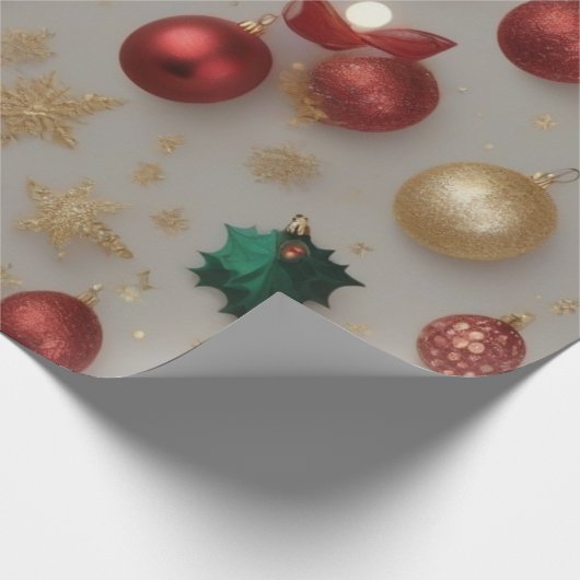 Weihnachtsgnome Geschenkpapier (Ecke)
