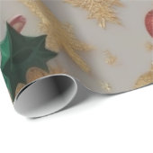 Weihnachtsgnome Geschenkpapier (Rolleneckpunkt)