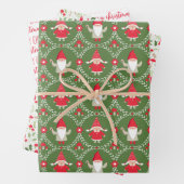 Weihnachtsgnome Geschenkpapier Set (Beispiel)