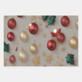 Weihnachtsgnome Geschenkpapier Set (Vorderseite 3)