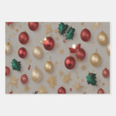 Weihnachtsgnome Geschenkpapier Set (Vorderseite 2)