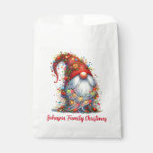 Weihnachtsgnome Geschenktütchen (Vorderseite)