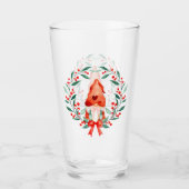 Weihnachtsgnome Glas (Vorderseite)