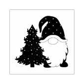 Weihnachtsgnome Gummistempel (Prägung)