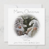 Weihnachtsgnome | Imp | Weihnachtskarte Feiertagskarte (Vorderseite)