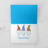 Weihnachtsgnome Karte (Innenseite)