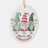 Weihnachtsgnome Keramik Ornament (Rechts)