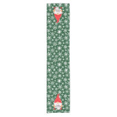 Weihnachtsgnome Kurzer Tischläufer (Vorderseite)