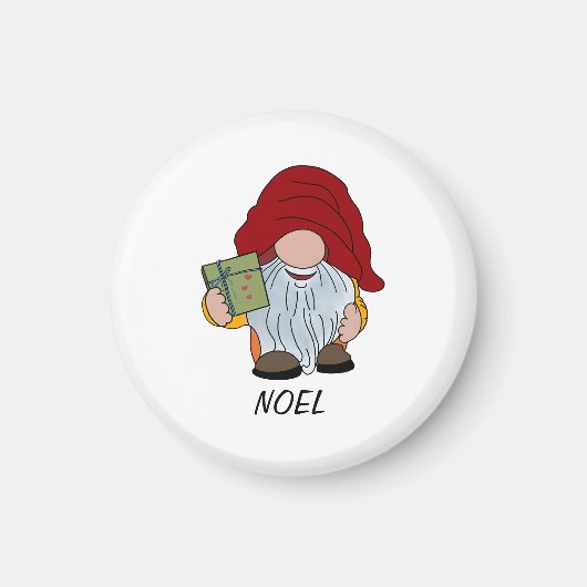 Weihnachtsgnome Magnet (Vorne)