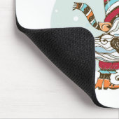 Weihnachtsgnome Mousepad (Ecke)