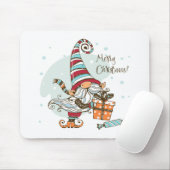 Weihnachtsgnome Mousepad (Mit Mouse)