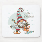 Weihnachtsgnome Mousepad (Vorne)