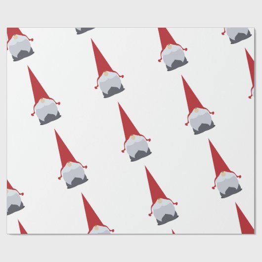 Weihnachtsgnome-Packpapier Geschenkpapier (Flach)
