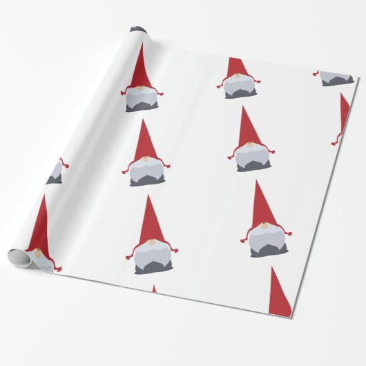 Weihnachtsgnome-Packpapier Geschenkpapier (Ungerollt)