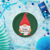 Weihnachtsgnome Pappteller (Party)