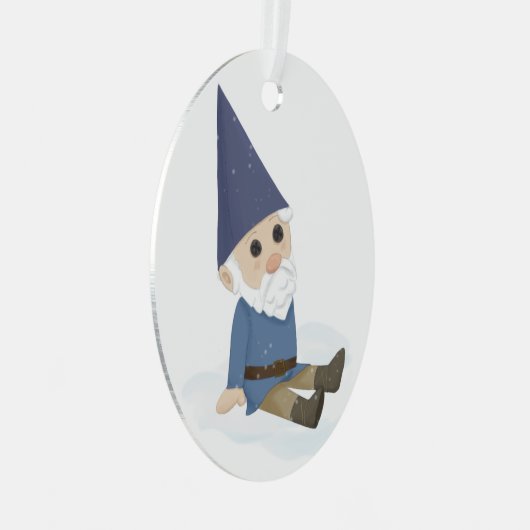 Weihnachtsgnome Plushie Ornament (Vorderseite Rechts)