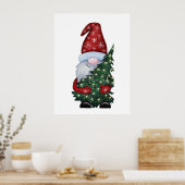 Weihnachtsgnome Poster (Küche)