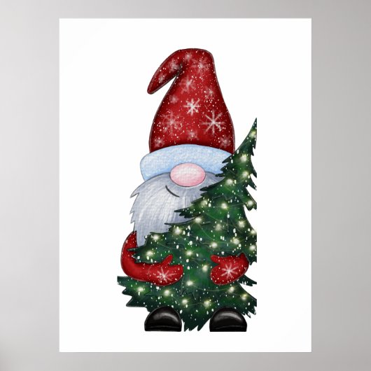 Weihnachtsgnome Poster (Vorne)