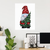 Weihnachtsgnome Poster (Heimbüro)