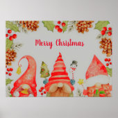 Weihnachtsgnome Poster (Vorne)