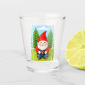Weihnachtsgnome Schnapsglas (Vorderseite)