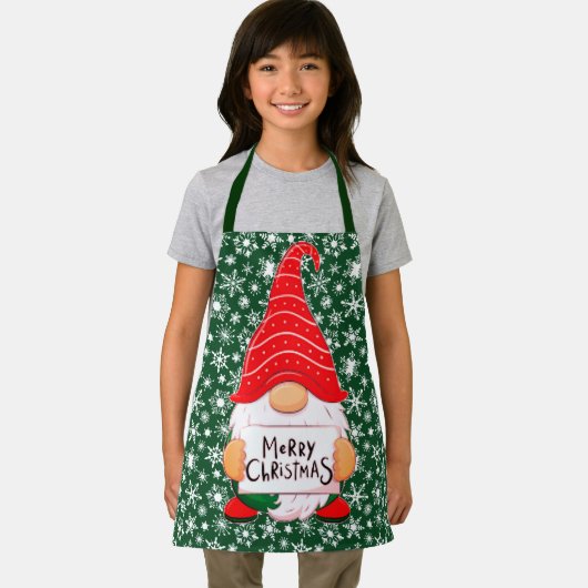 Weihnachtsgnome Schürze (Insitu)