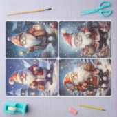 Weihnachtsgnome Seidenpapier (Basteln)