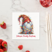 Weihnachtsgnome Serviette (Beispiel)
