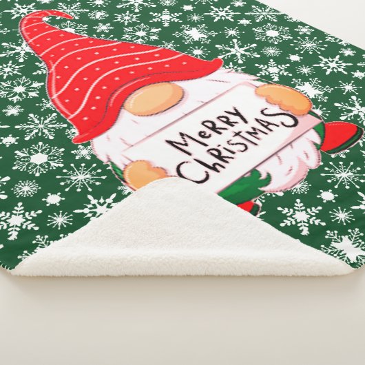 Weihnachtsgnome Sherpadecke (3/4)