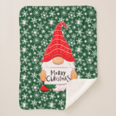Weihnachtsgnome Sherpadecke (Vorderseite)