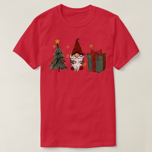 Weihnachtsgnome T-Shirt (Design vorne)